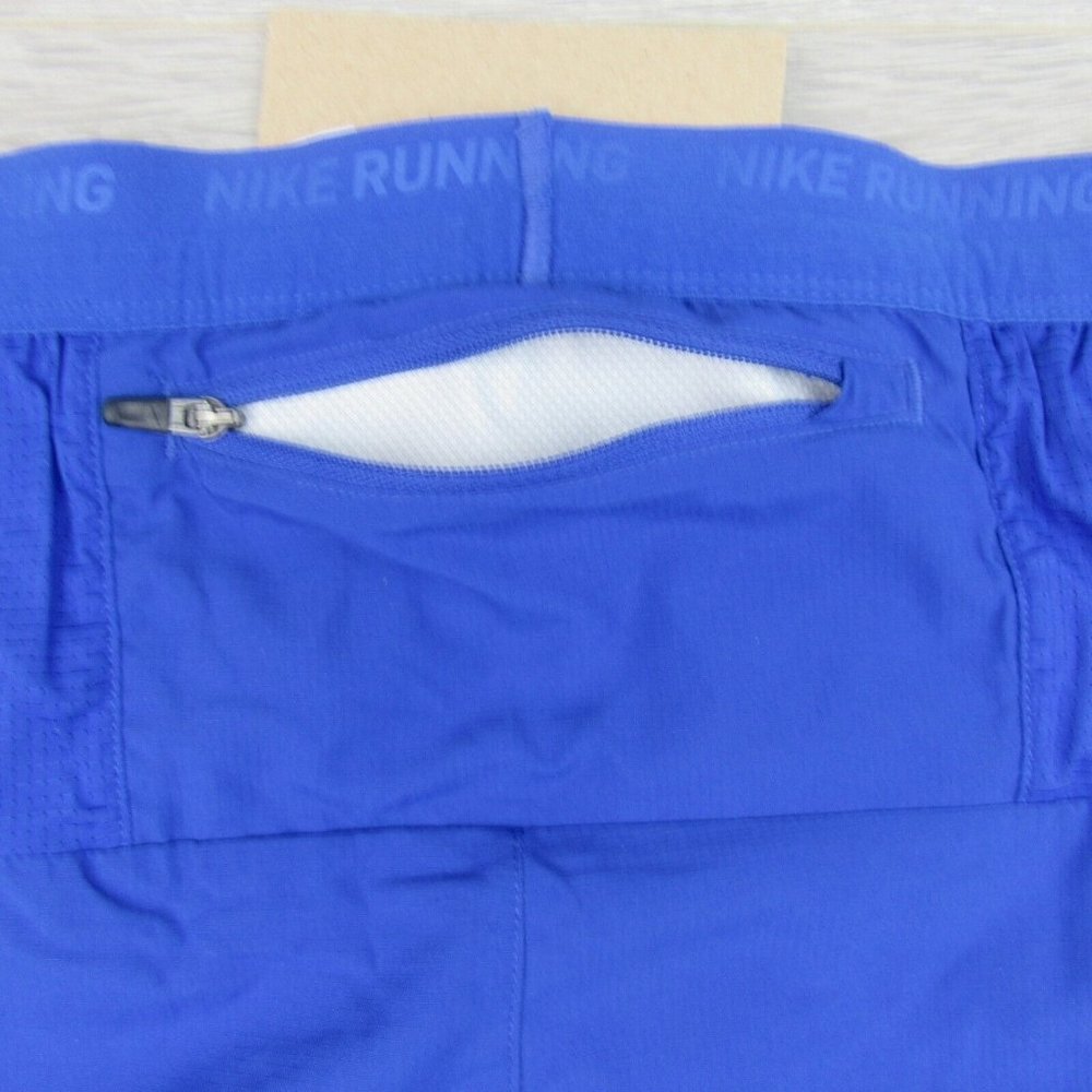 Nike Dri-FIT Stride 7" Running Shorts Mens Size Large Royal Blue NEW - Picture 10 of 13